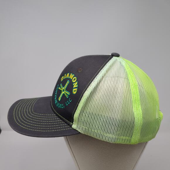 Diamond Contractors LLC Mesh Back Trucker Hat Multicolor One Size - Picture 3 of 9